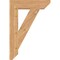 Ekena Millwork Traditional Slat Smooth Bracket, Western Red Cedar, 5 1/2"W x 26"D x 38"H BKT06X26X38TRA06SWR - alternate 3